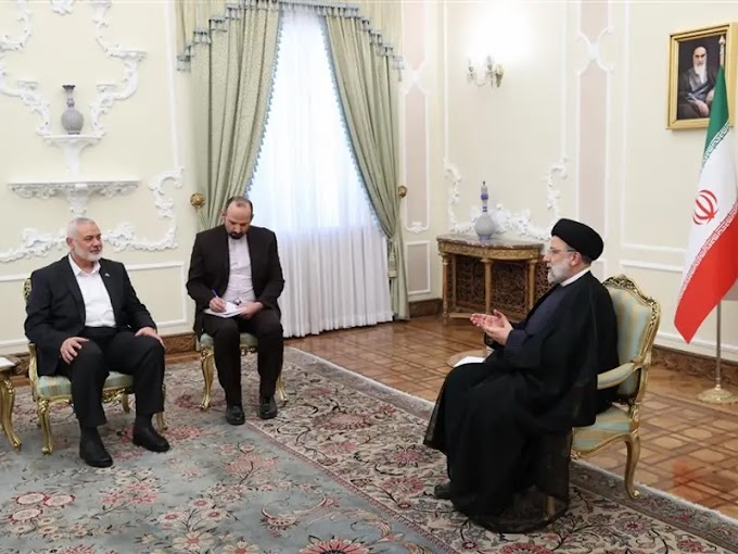 Presidente iraniano Ebrahim Raisi ,tem encontro com terroristas do Hamas e da Jihad Islâmica um dia após ataque a Israel