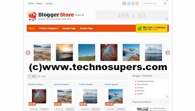 Blogger Store Template for Blogger