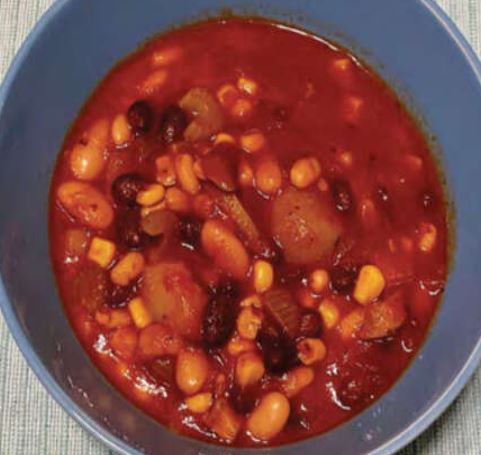 Veggie Chili with Marinara Sauce