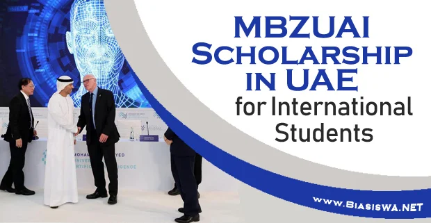 MBZUAI Scholarship in UAE