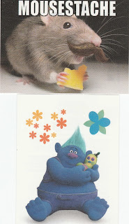 Pet Shop Stickers #9 and Trolls sticker #5