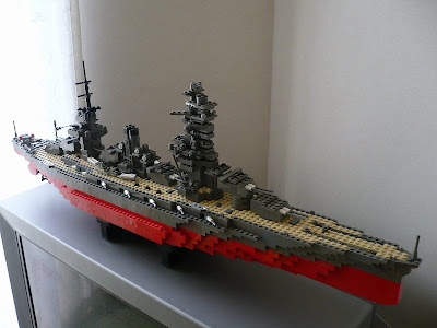 Lego Battleship on Lego Moc  Japanese Battleship Fus