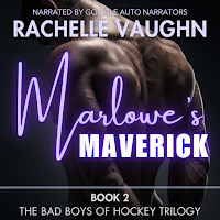 Marlowe's Maverick by Rachelle Vaughn The Bad Boys of Hockey Romance Trilogy Book 2