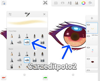  jumpa kembali dengan aku di rumah edit foto Belajar Membuat Mata Anime di Sketchbook Android