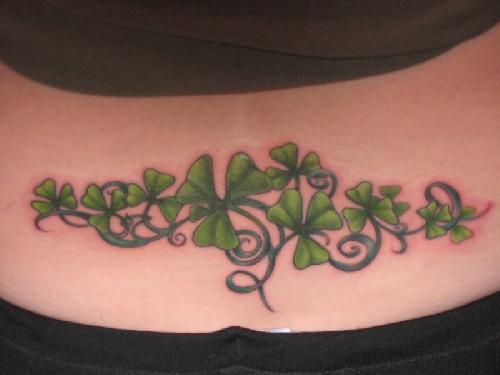  shamrock tattoos can represent a profound love and respect for nature.