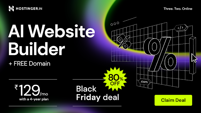 Unlock Success with up to 81% Off on AI Website Builder - Black Friday Extravaganza!