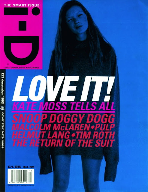 Kate Moss Covers i-D Magazine's 1993