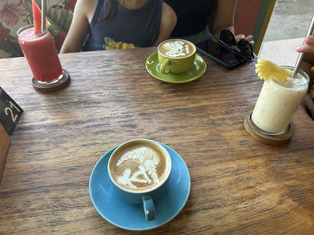 Coco cafe coffee in Gili T