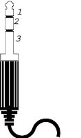 PS/2 TS-480 audio data cable