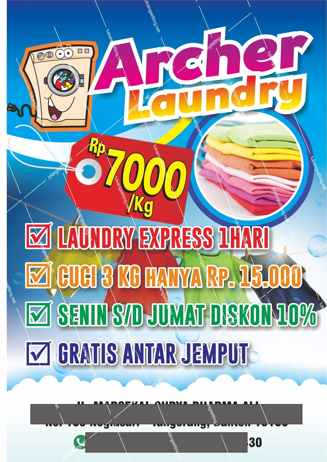  Banner Laundry  Jasa Desain Grafis Indonesia