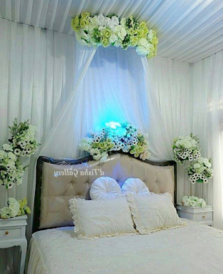 Desain dekorasi kamar pengantin romantis