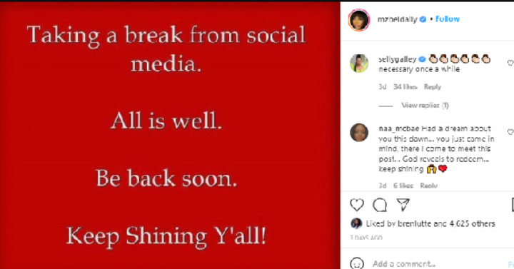 Mzbel goes on social media break