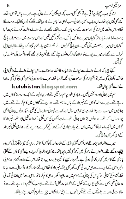 sample page of Saraiki Trump Novel