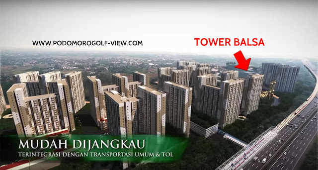 Lokasi Apartemen PGV Tower Balsa