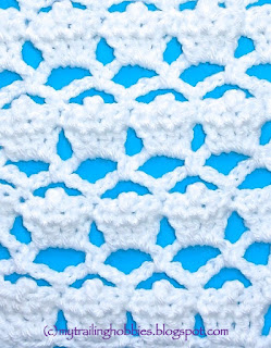 crochet cupcake stitch - (c) bohemian flower @mytrailinghobbies