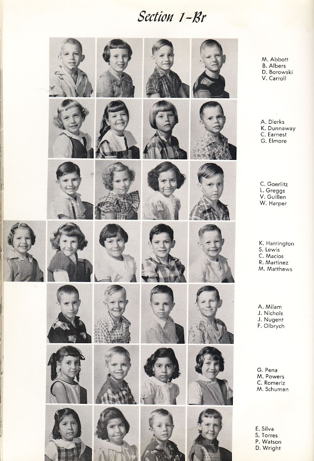 DHS Class of '66 as 1st graders in 1955