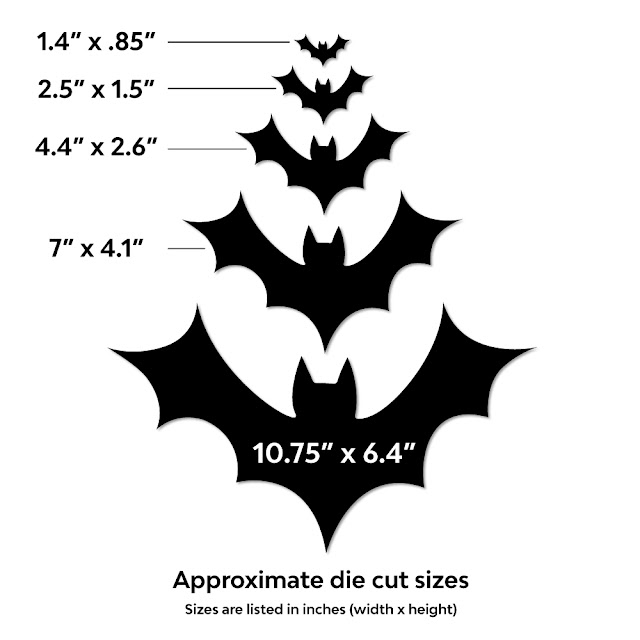 Scrapbook.com Halloween Bats Decorative Dies