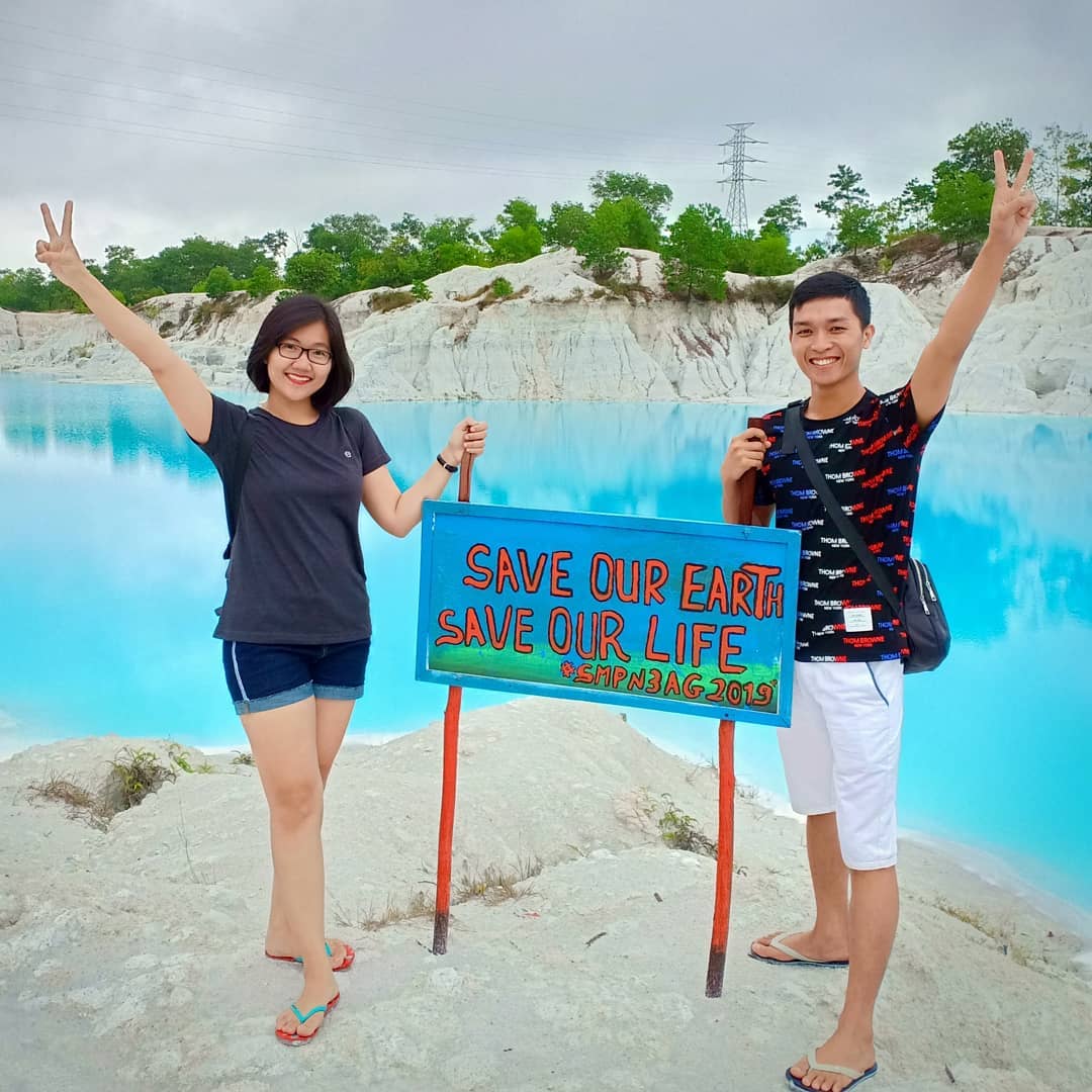 Danau Kulong Biru Bangka Belitung