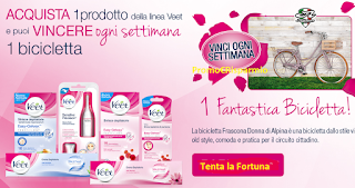 Logo Con Veet vinci 15 biciclette donna Alpina 