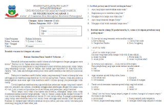 Soal UAS Bahasa Indonesia Kelas 5 Semester 1