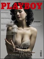 Dita Von Teese in German Playboy