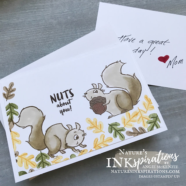 By Angie McKenzie for Stampin' Dreams Blog Hop; Click READ or VISIT to go to my blog for details! Featuring the Nuts About Squirrels Photopolymer Stamp Set from the Stampin' Up! July-December 2021 Mini Catalog.