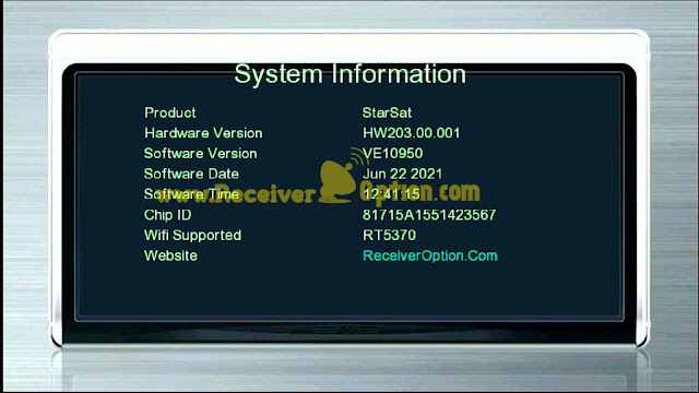 GX6605S HW203 ALL VERSION NEW SOFTWARE WITH SAT2IP & DLNA WIFI RT5370 22 JUNE 2021