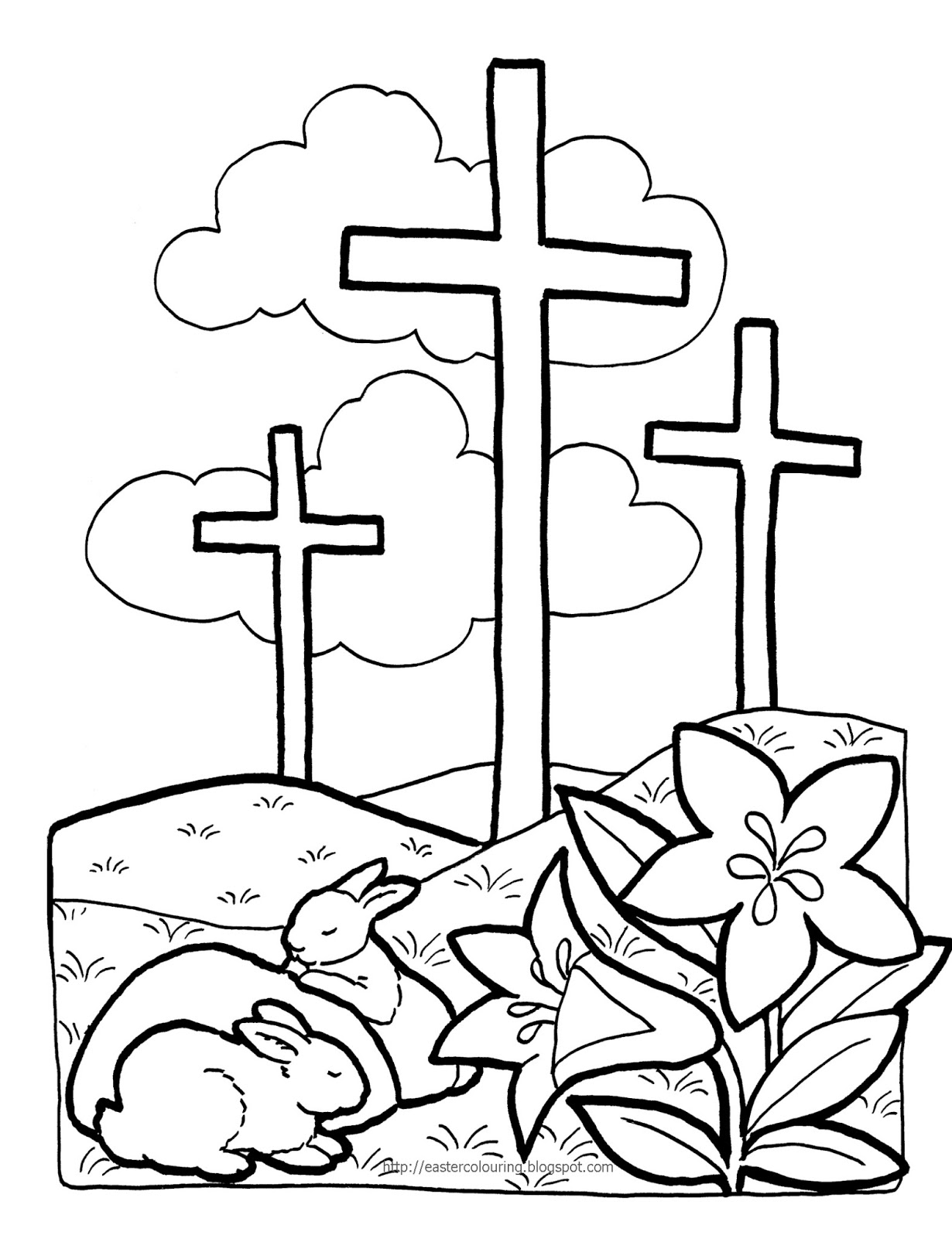 easter coloring pictures religious 1