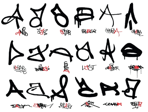 graffiti art letters. GRAFFITI LETTERS FONTS