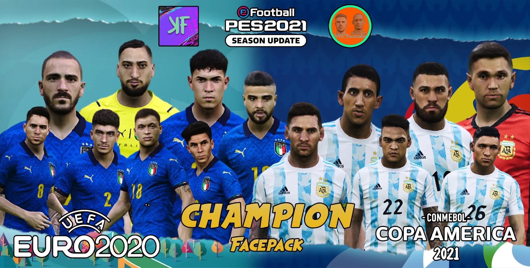 PES 2021 Champion Facepack