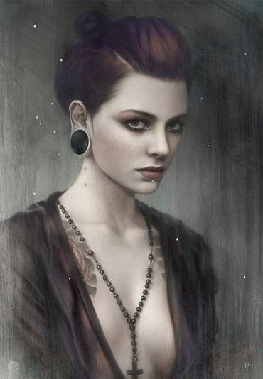 Tom Bagshaw ilustrações mulheres sombrias surreais sensuais