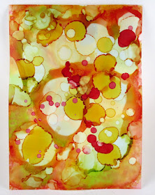 Ranger Adirondack Alcohol Inks Tim Holtz Yupo Paper  for the Funkie Junkie Boutique 