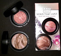 review MINI'S THAT MOVE bronze-n-brighten MEDIUM blush-n-brighten TROPIC HUES travel size blush bronzer Laura Geller cosmetics