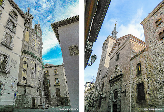 Madri dos Áustrias: Calle San Justo e Igreja de San Ginés