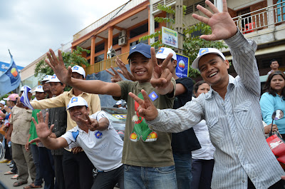 CNRP supporters, Sam Rainsy return