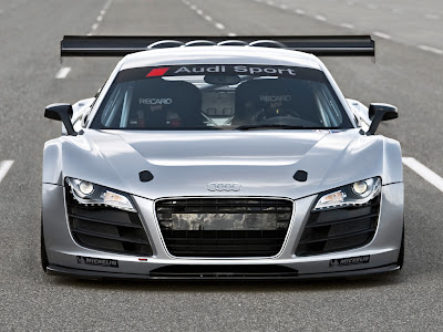 Car Wallpaper 2009 Audi R8 GT3 Front View