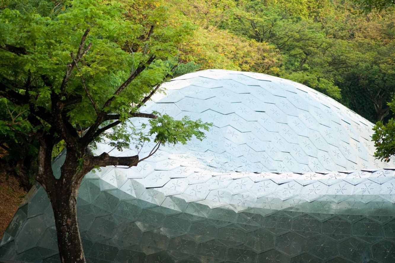 Sutd Library Gridshell Pavilion by City Form Lab