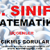 8. SINIF MATEMATİK - ÜÇGENLER ÇIKMIŞ SORULAR