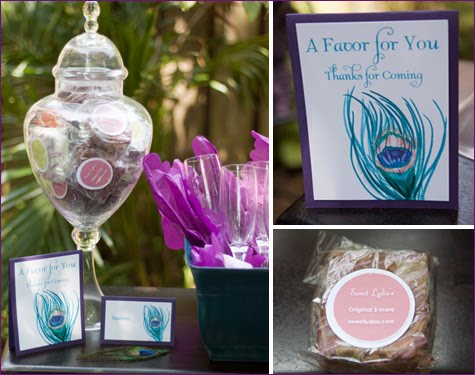 purple and teal wedding ideas