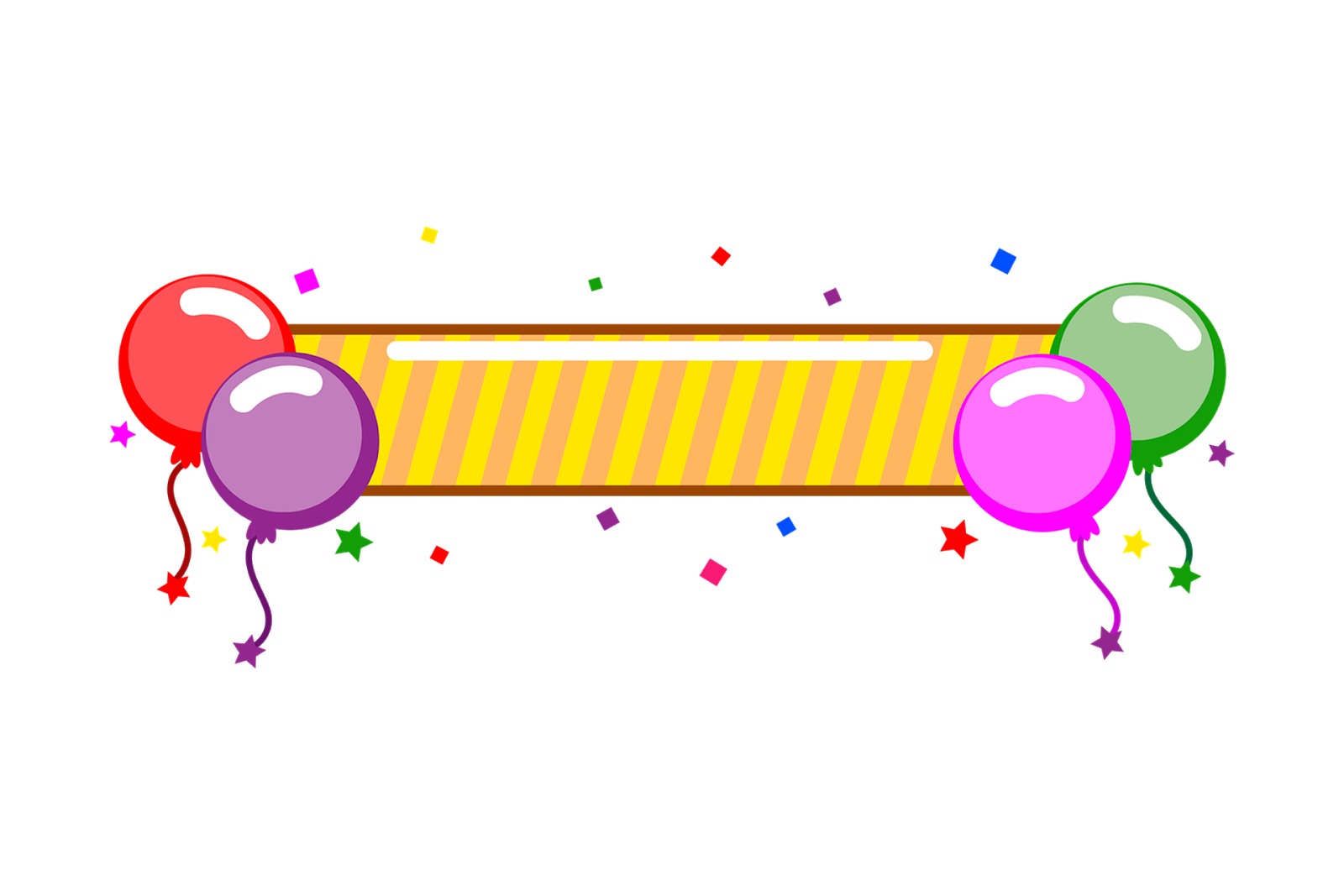  Birthday Decoration Items PNG 