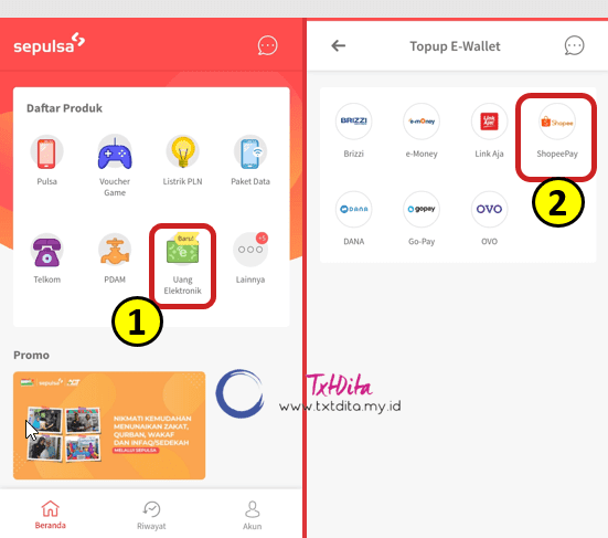 Cara Top Up Shopeepay Lewat Gopay Terbaru 2021 dan Terbukti
