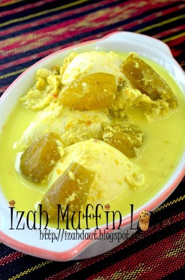 Izah Muffin Lover: Gulai Lemak Telur Itik