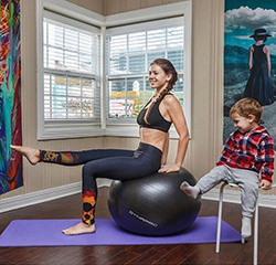 Pro grade exercise balls for you to stay healthy this holiday season
