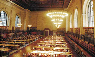 New York Public Library, di Rose Reading Room of the 42nd Street Branch.