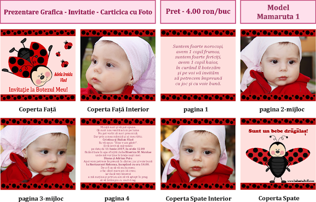 invitatii botez carticele