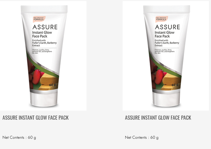 ASSURE INSTANT GLOW FACE PACK