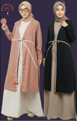  Terbaru merupakan busana modis dan trendy yang sering digunakan oleh anak muda masa sekarang  √45+ Model Baju Muslim Cardigan Untuk Remaja Terbaru 2022