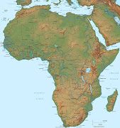 Map of Africa Physical Picture (map of africa physical)