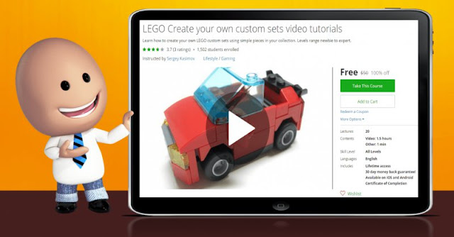 [100% Off] LEGO Create your own custom sets video tutorials| Worth 50$
