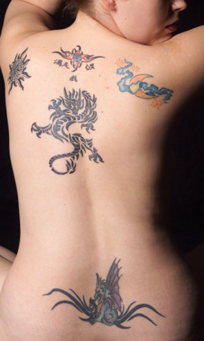 tattoo artwork galleries, tattoo artists galleries tribal dragon japanese